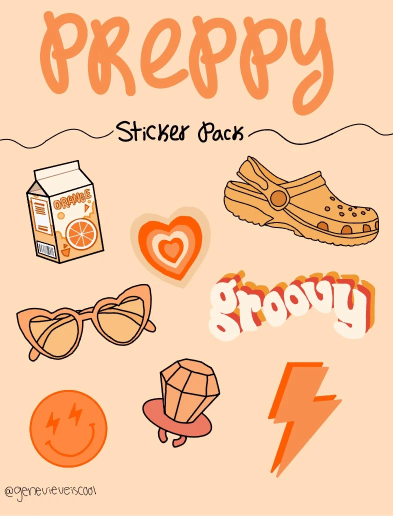 🎀🦩cute Preppy Stickers🌸🩷 - Notability Gallery