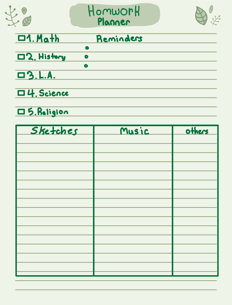 Homework Planner *Religious* - Notability Gallery
