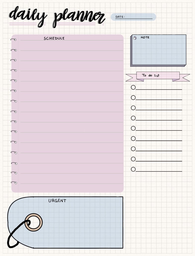 Daily Planner Aesthetics Notability Gallery 9420