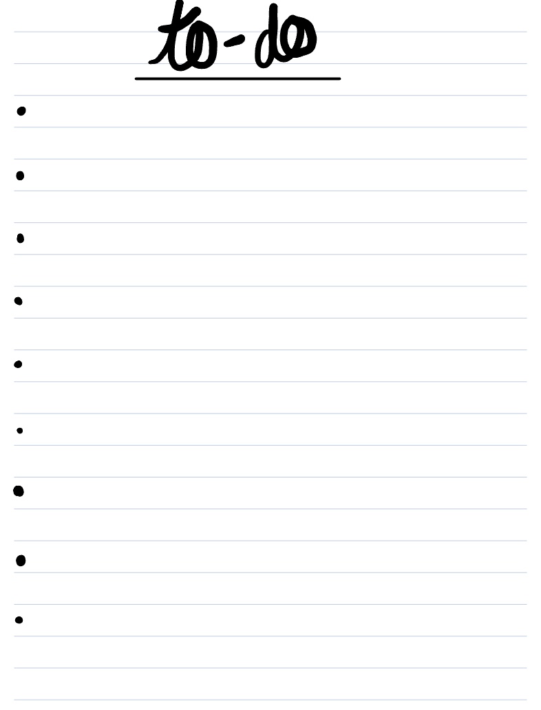 Todo Template - Notability Gallery