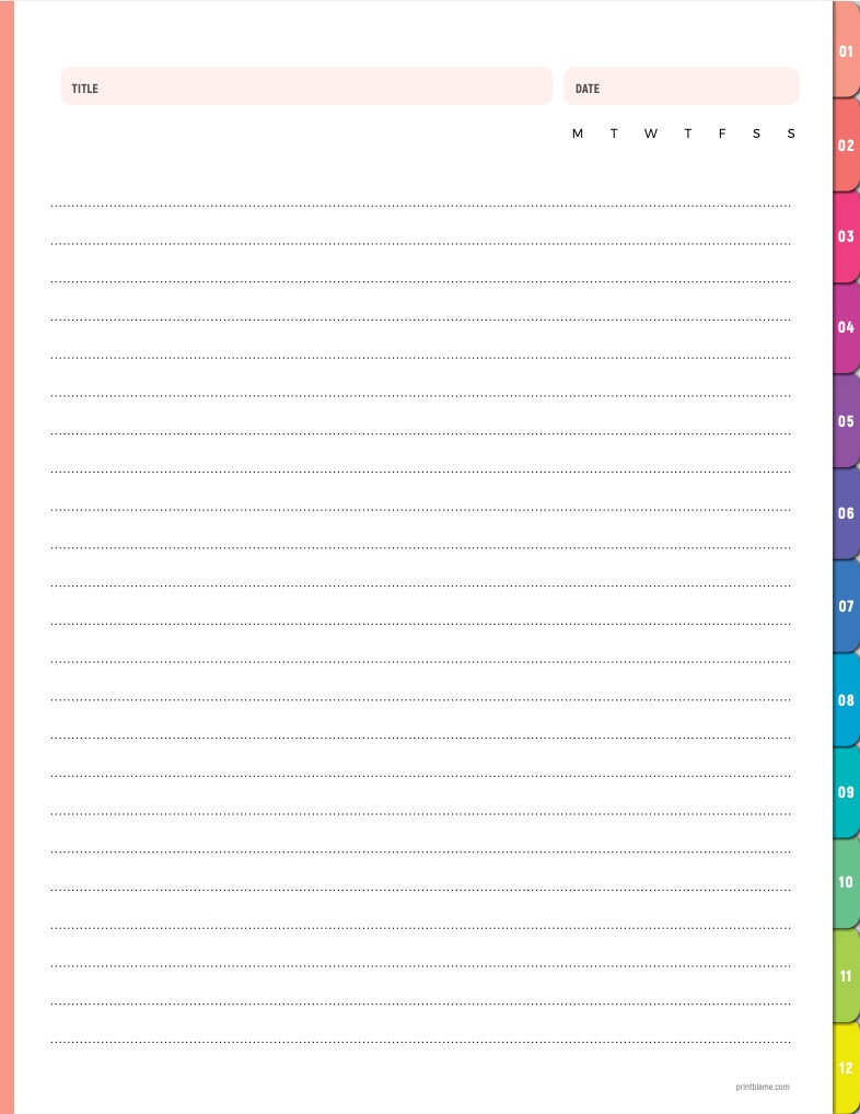 Lined Hyperlinked Notebook - Notability Gallery
