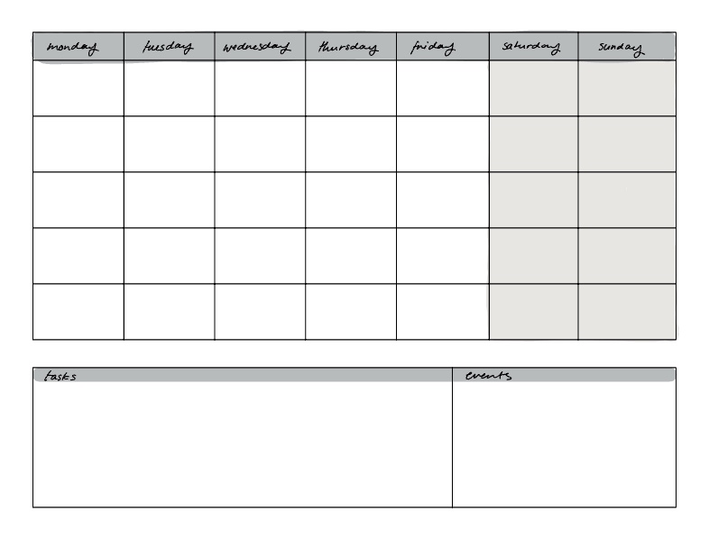 Monthly Planner - Notability Gallery