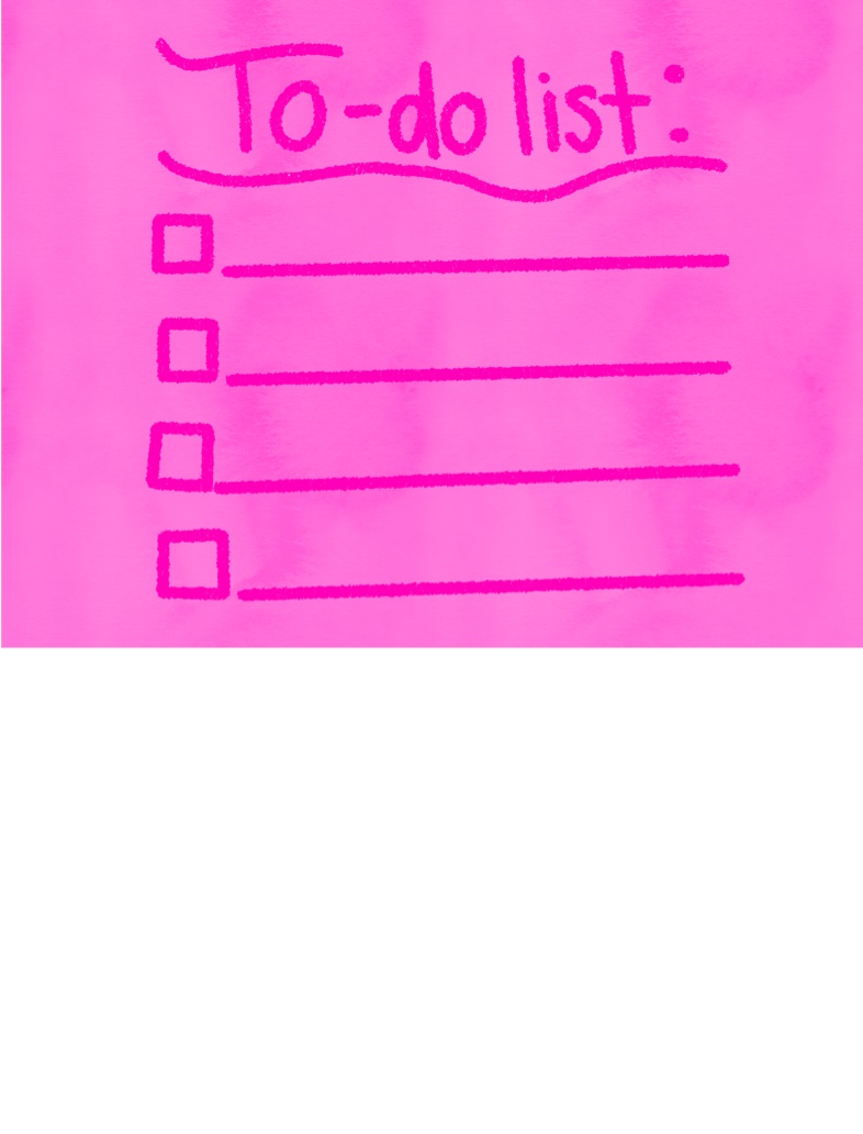 Hot pink list