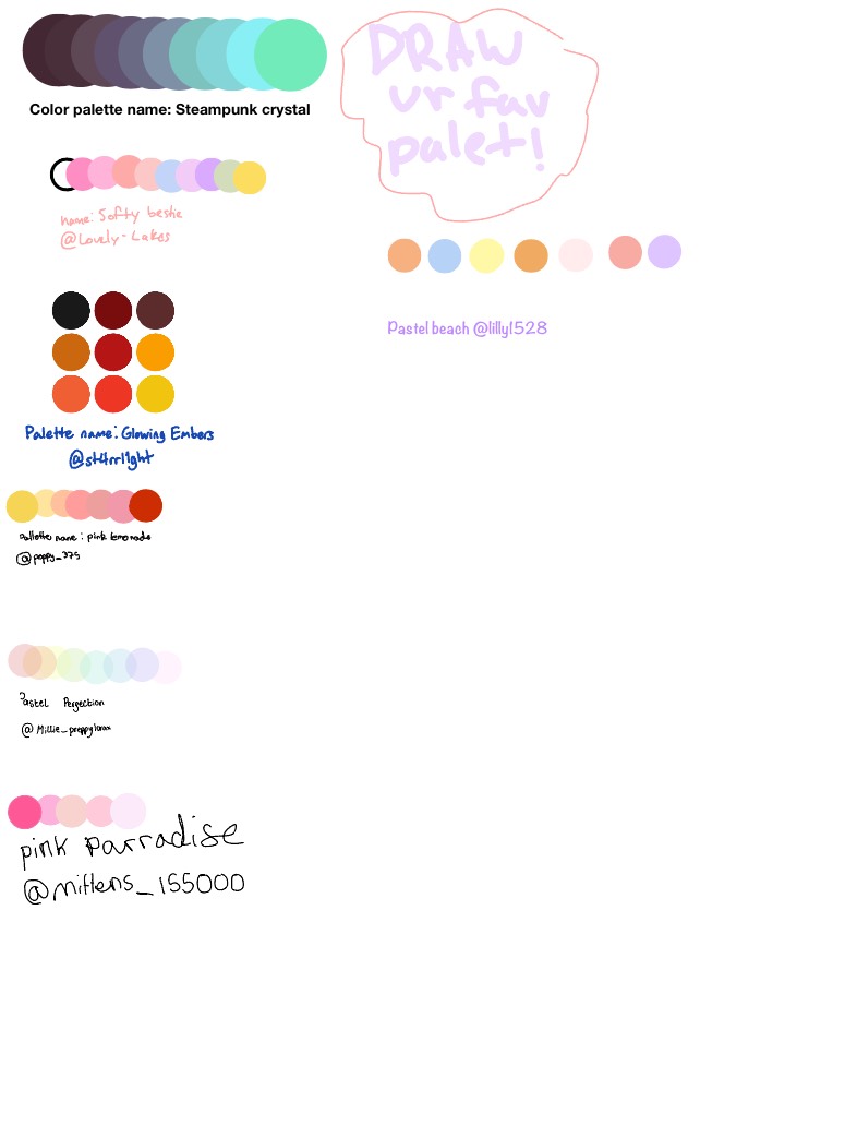 Draw A Color Palette - Notability Gallery