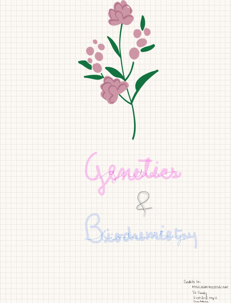USMLE BIOCHEM AND GENETICS - Notability Gallery