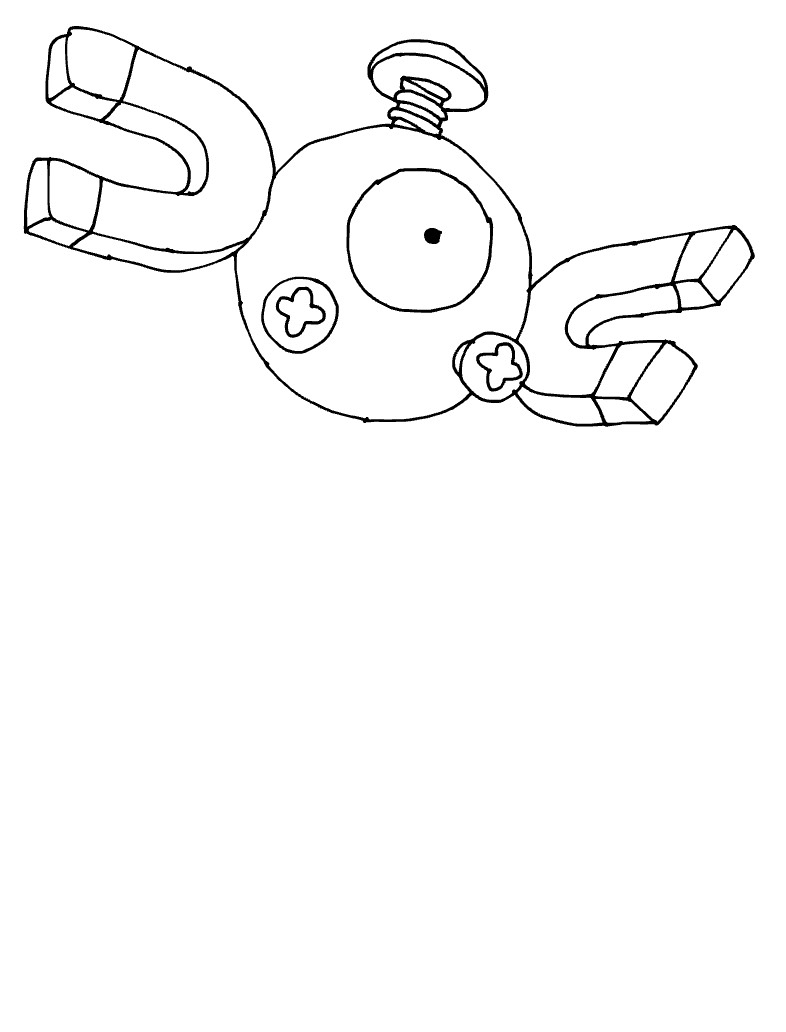 Magnemite (non Colored) - Notability Gallery