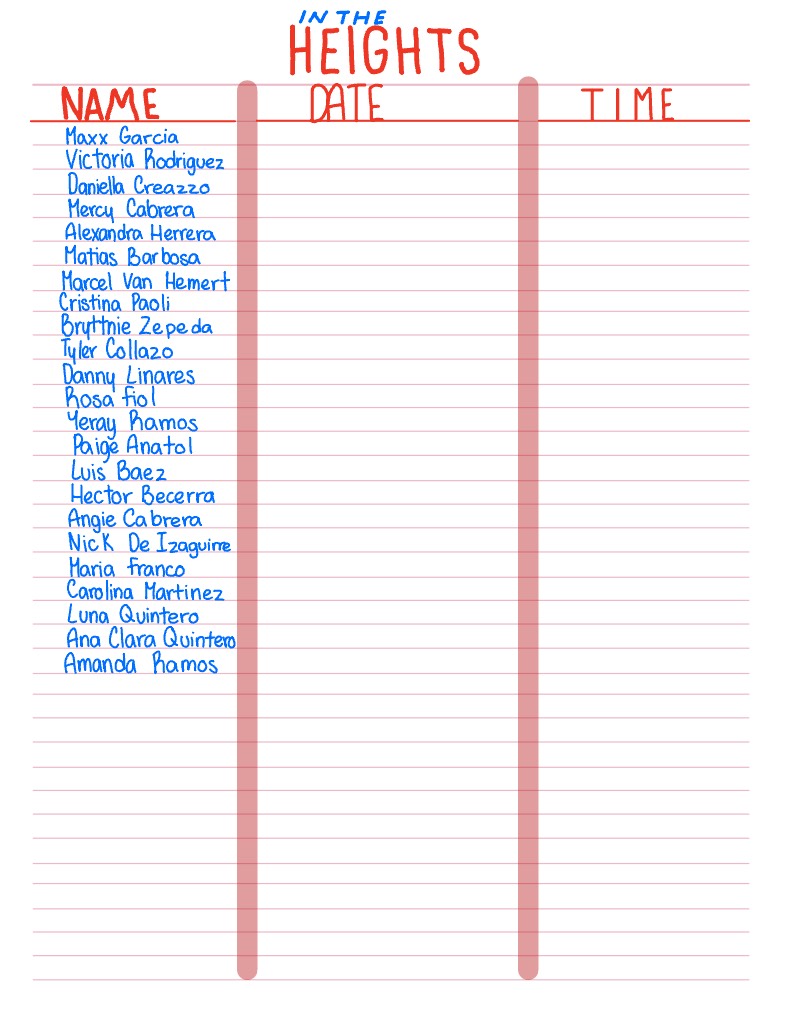 Attendance Sheet - Notability Gallery
