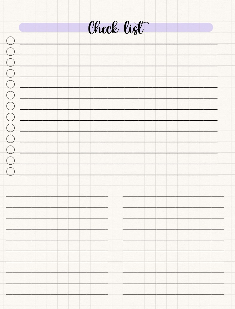 Checklist - Notability Gallery