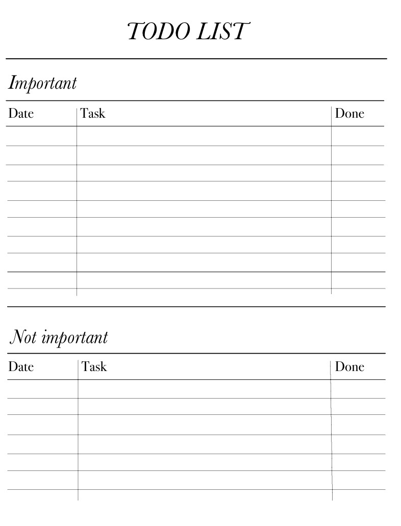 Todo List - Notability Gallery