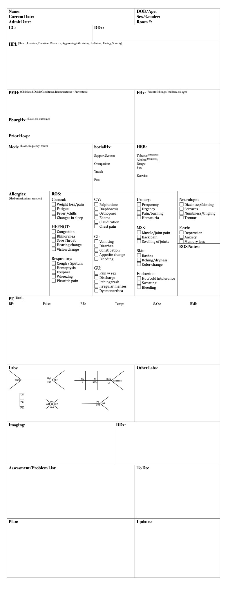History And Physical Documentation - Notability Gallery