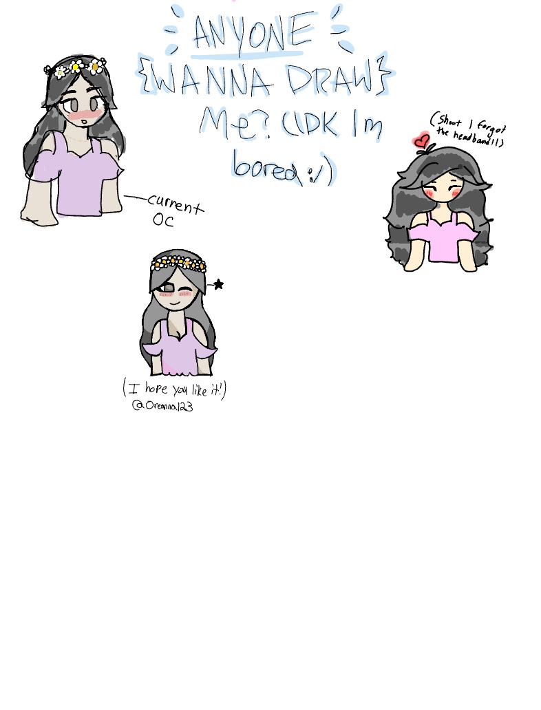 Anyone Willing To Draw Me? - Notability Gallery