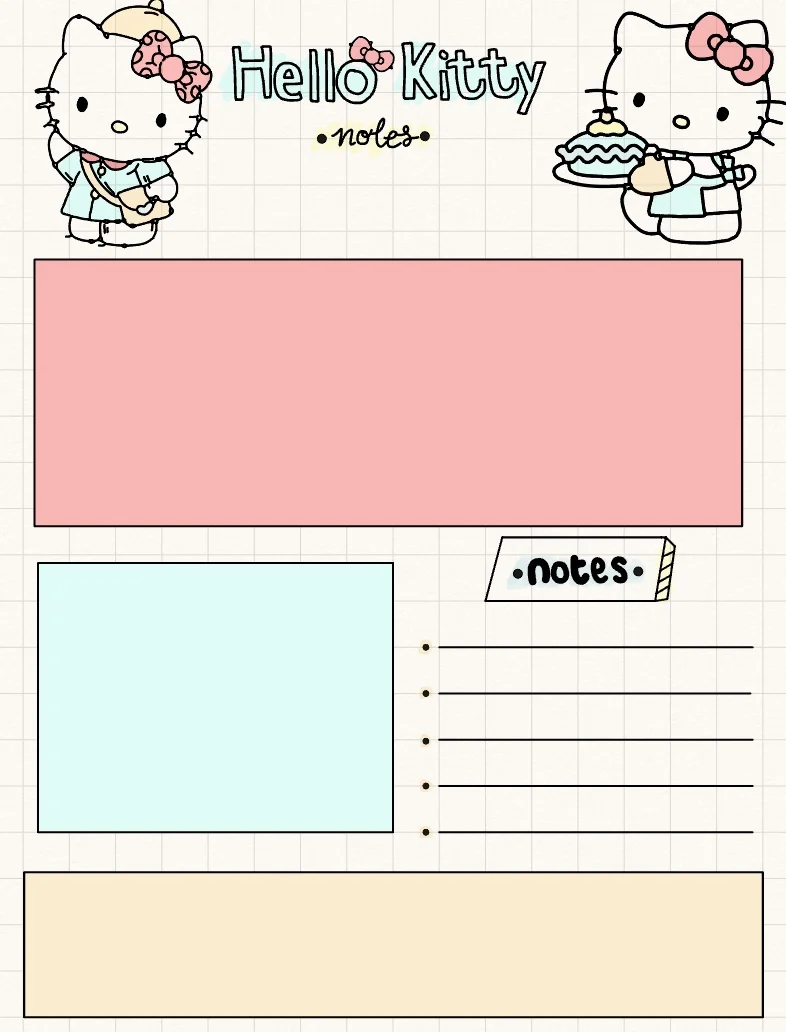 Hello Kitty Notes - Notability Gallery