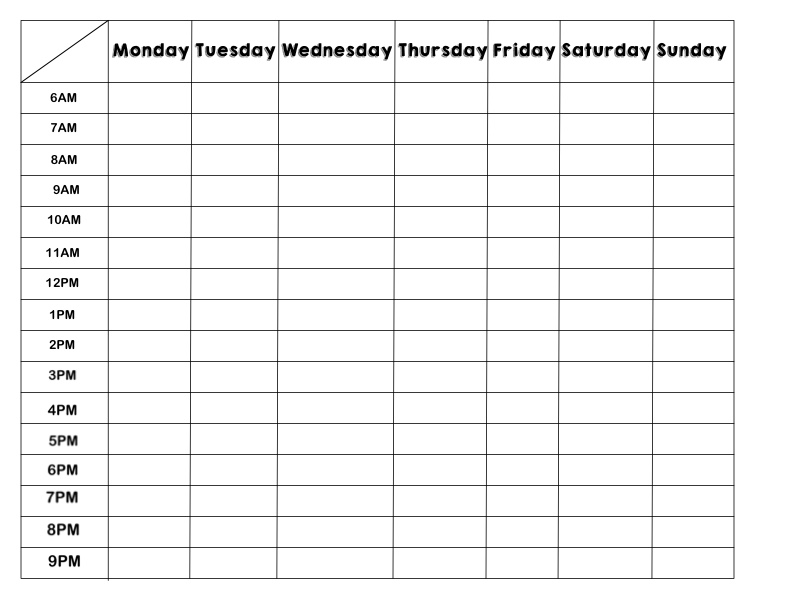 Class And Study Timetable - Notability Gallery
