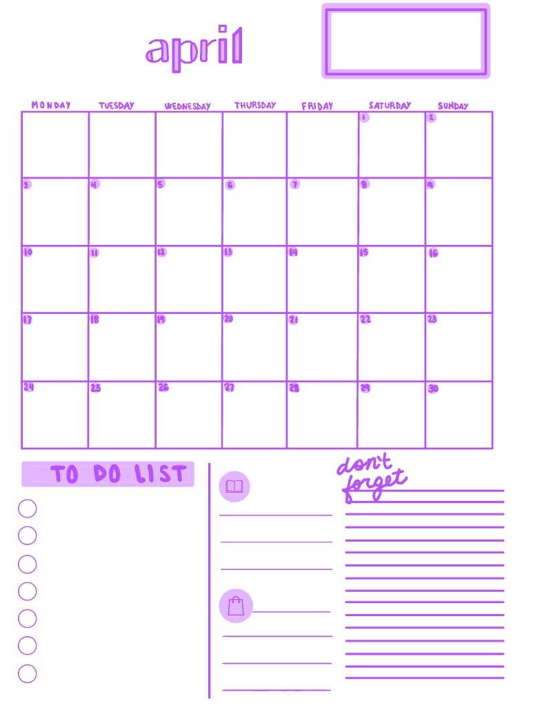 April Calendar 2023 - Notability Gallery