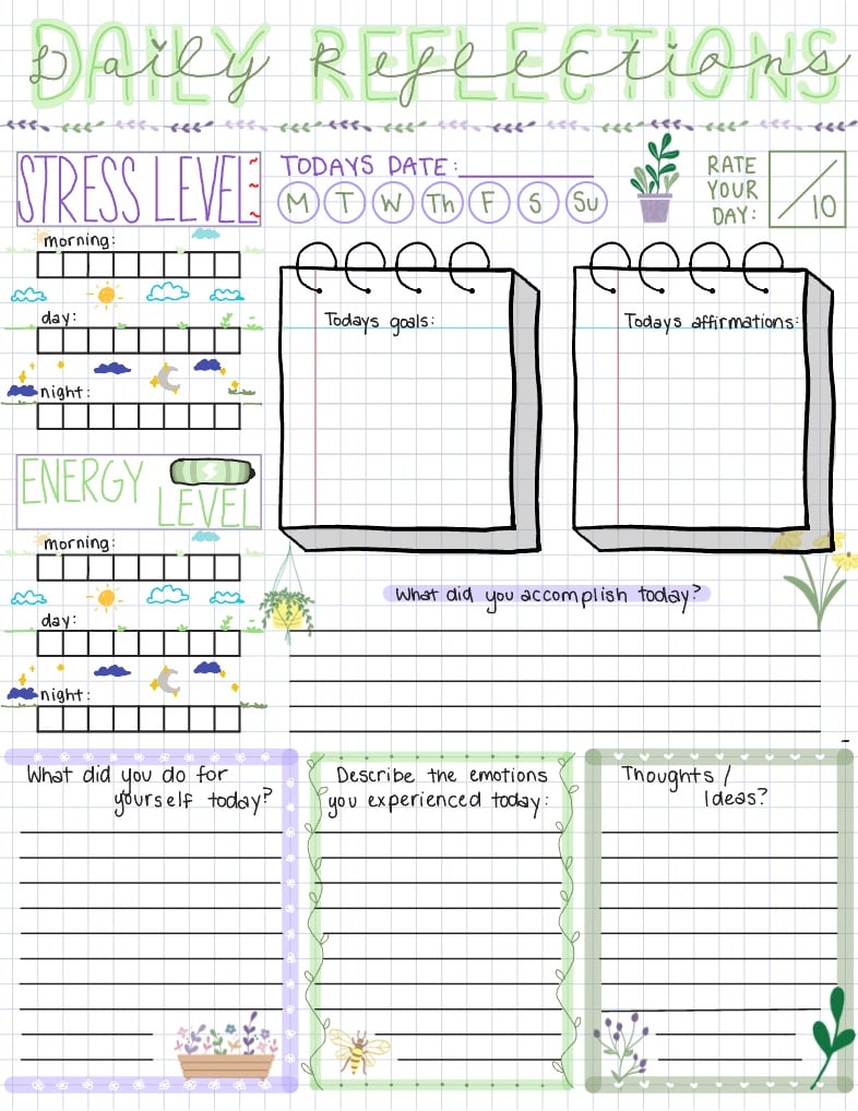 Daily Reflection Journal Template - Notability Gallery