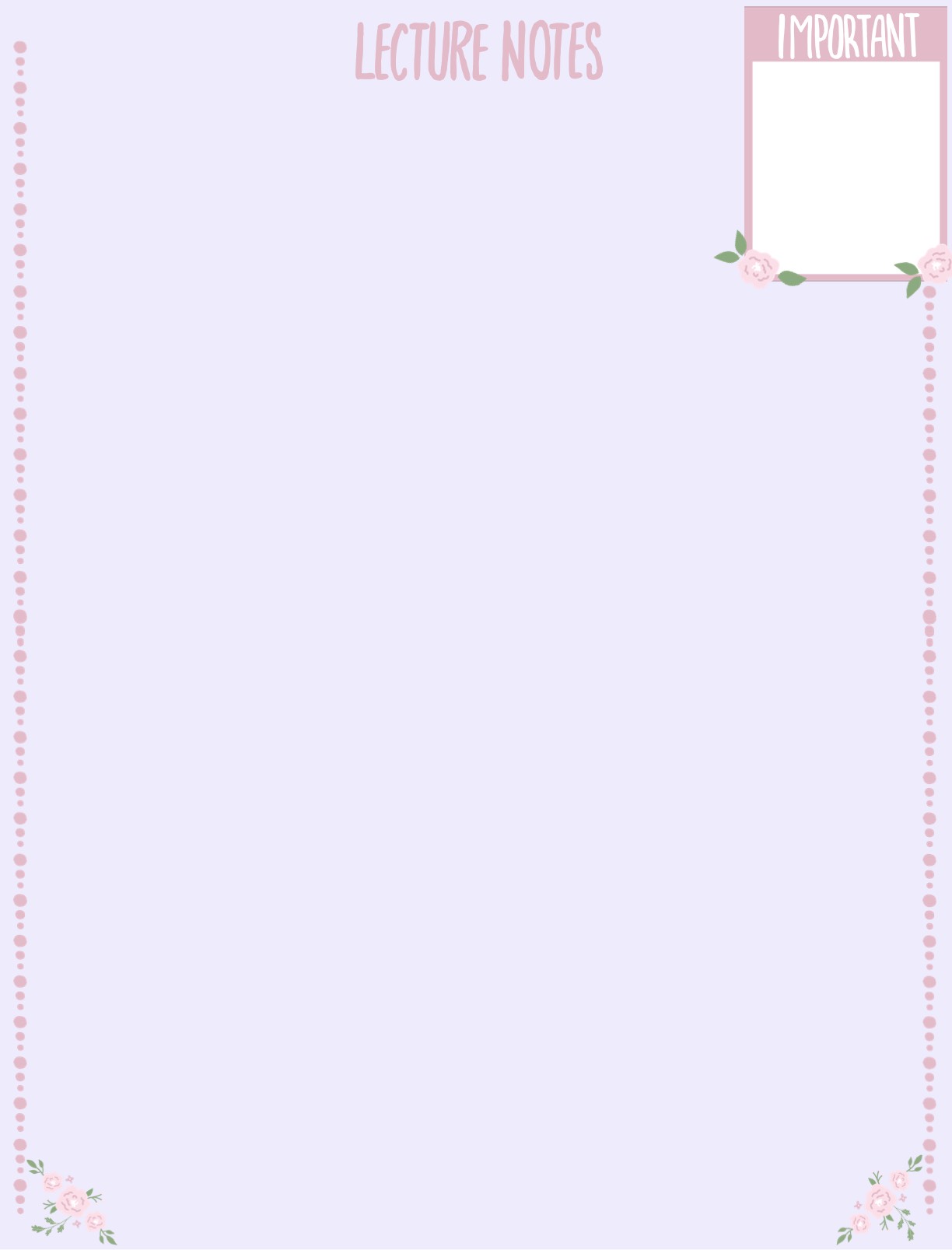 Cutest Pink Lecture Notes - Notability Gallery