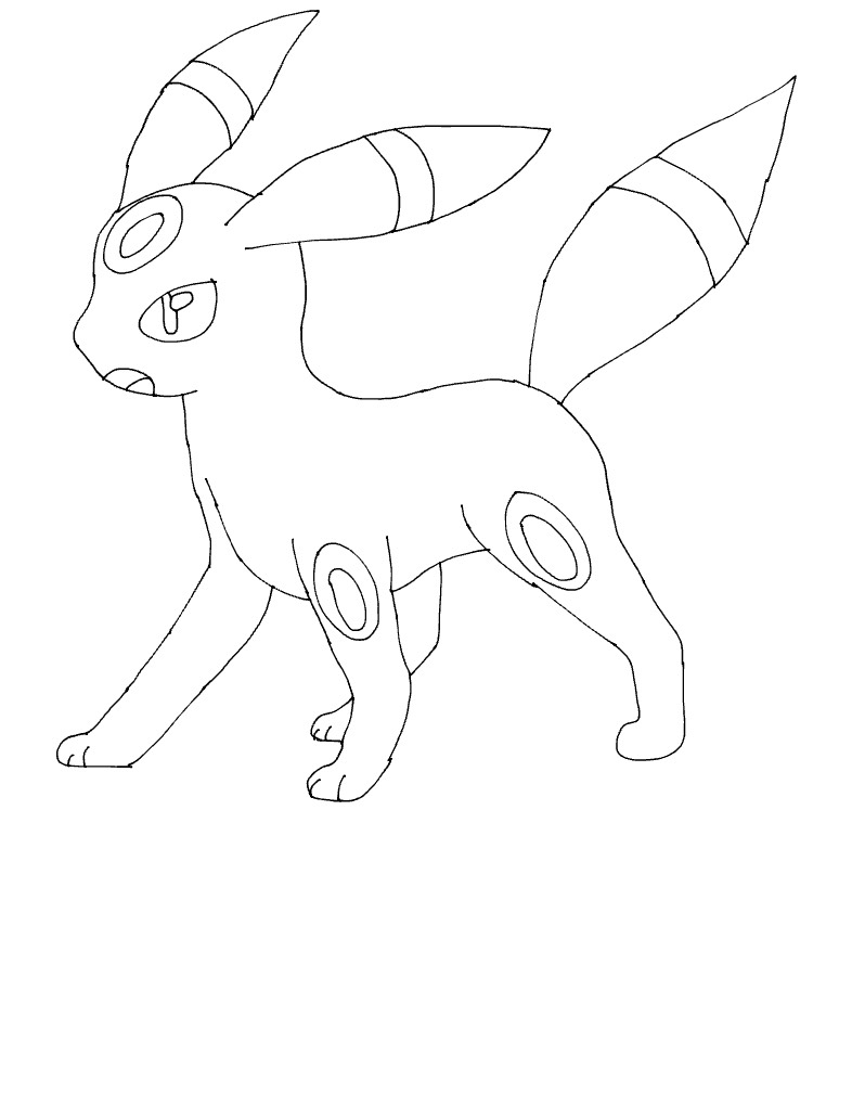Umbreon (non Colored) - Notability Gallery