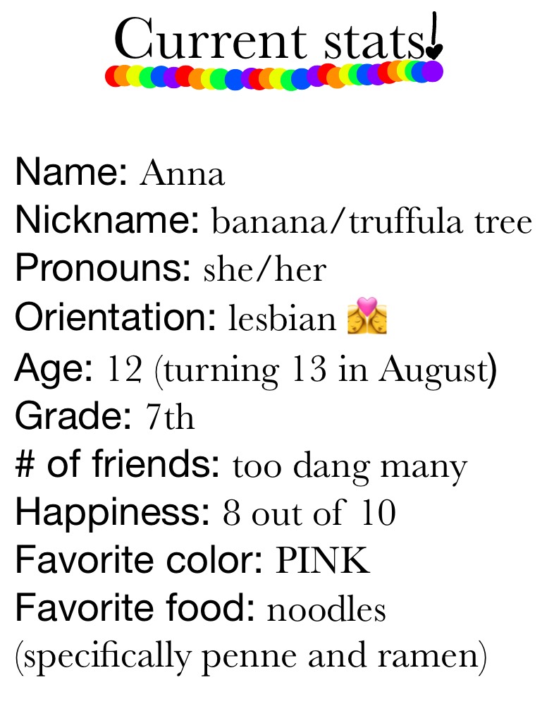 Current Stats! - Notability Gallery