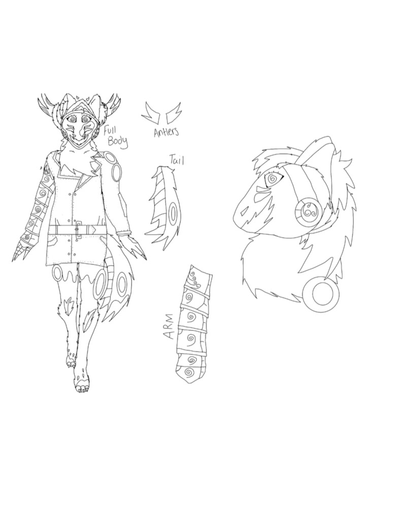 Commission Outline Clothes And Detail - Notability Gallery