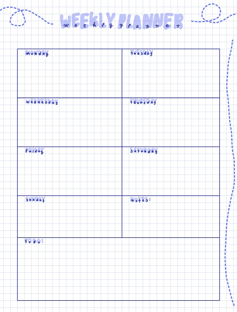 Weekly Planner For ZOE - Notability Gallery