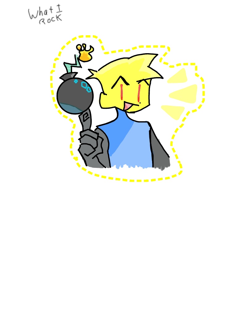 I drew my Roblox avatar as an Arsenal skin. I challenge every