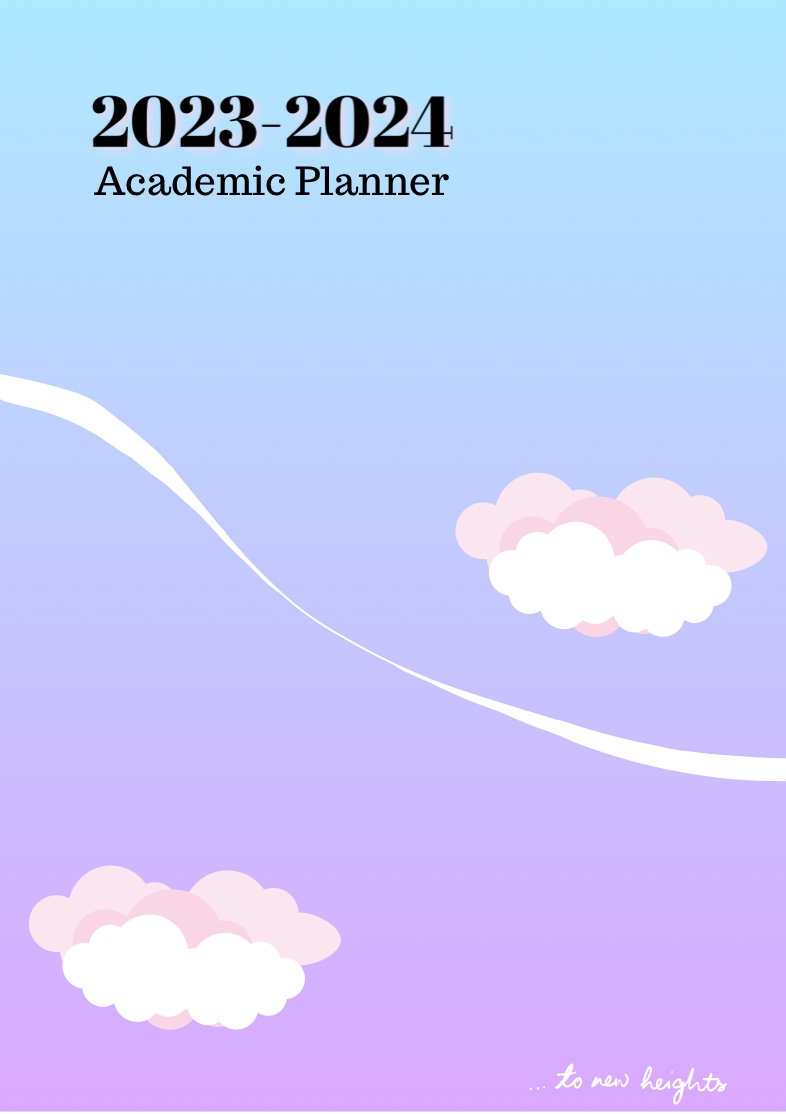 2023-2024 Clouds Academic Planner - Notability Gallery