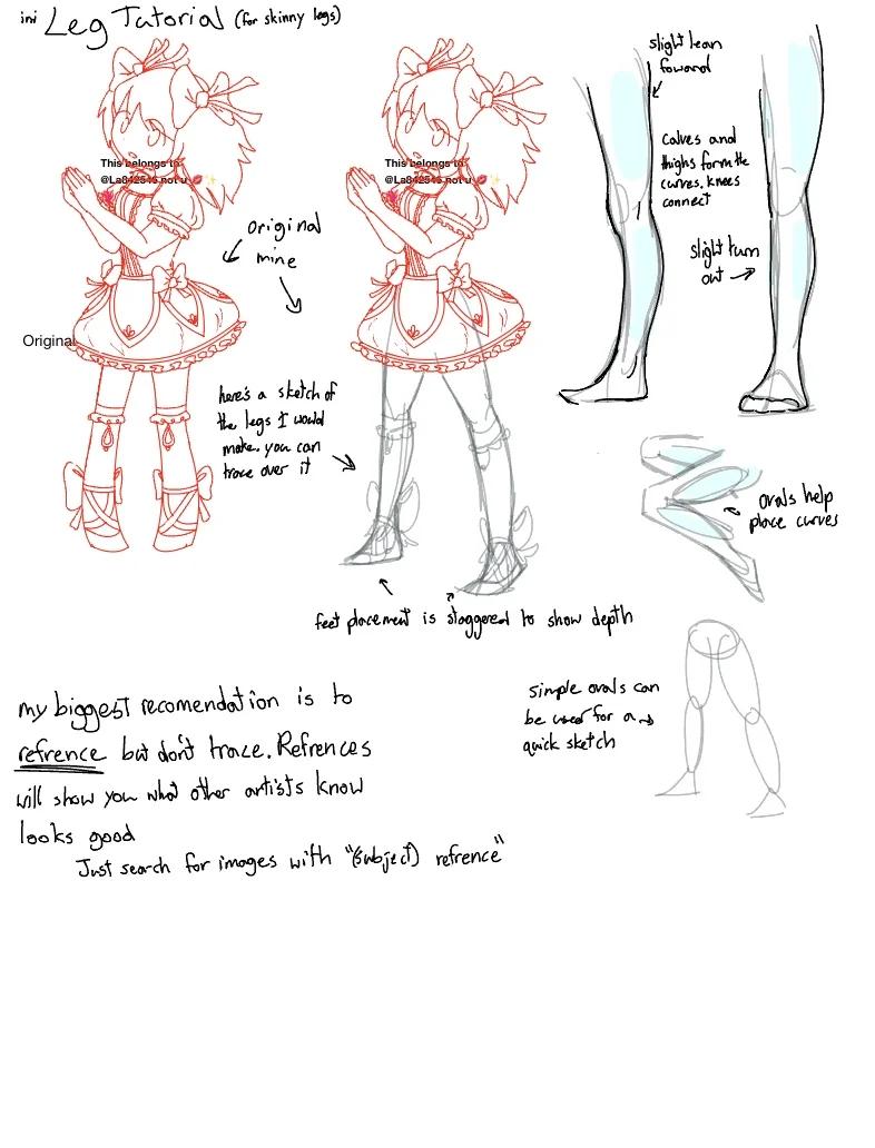 anime leg tutorial