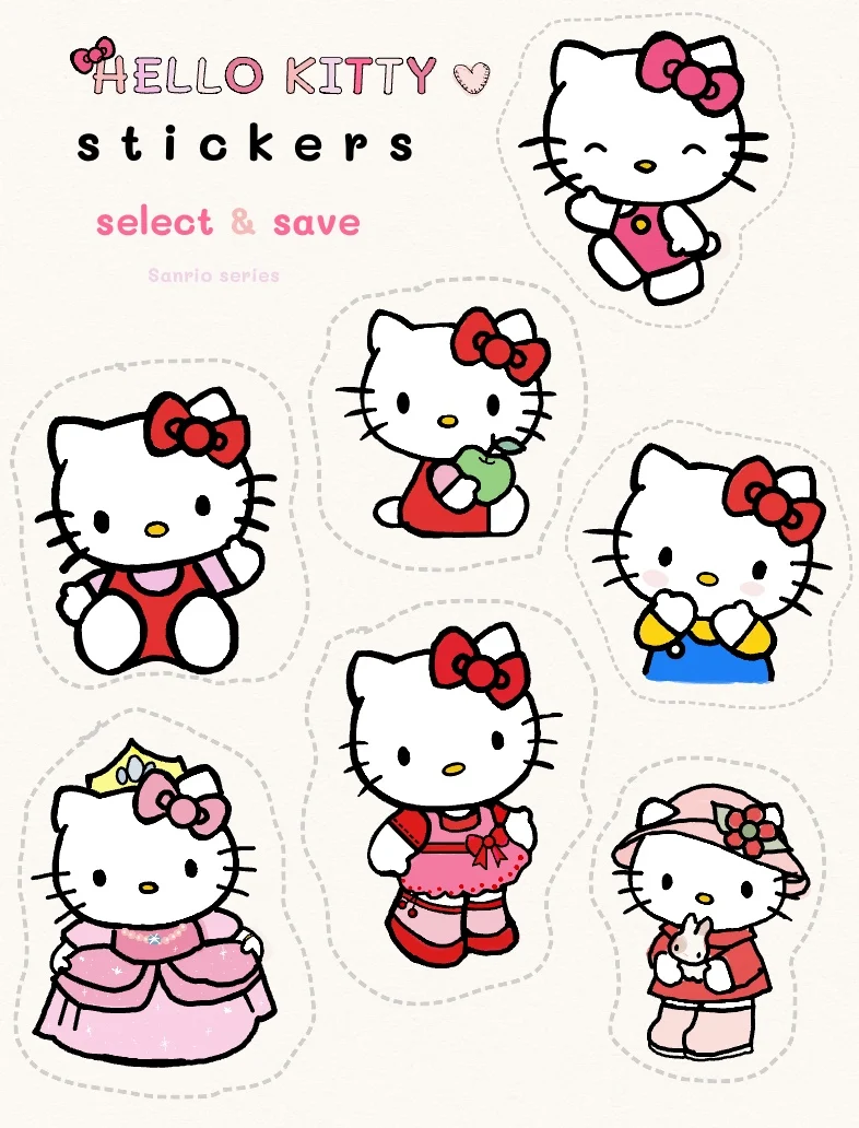 Hello Kitty Stickers 💌 - Notability Gallery