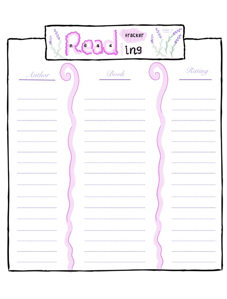 Reading Tracker!! - Notability Gallery