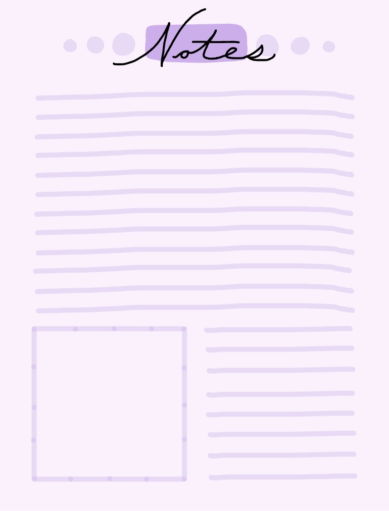 Purple Note Page 💜 - Notability Gallery
