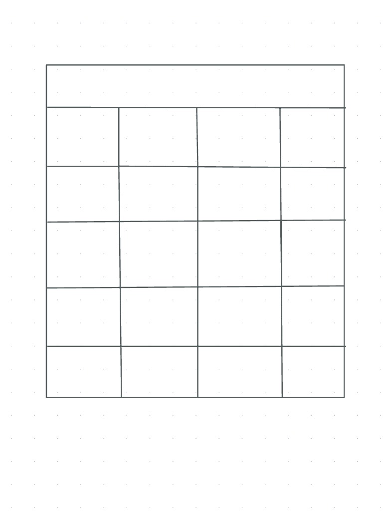 Blank Calender - Notability Gallery