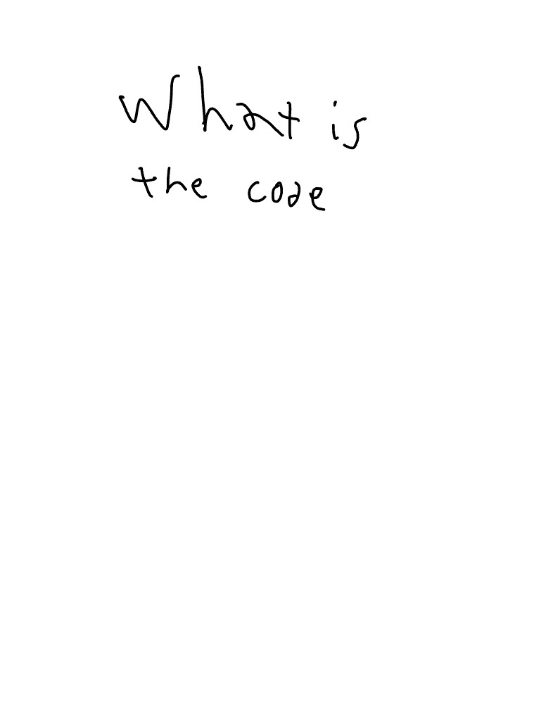 What Is Code - Notability Gallery