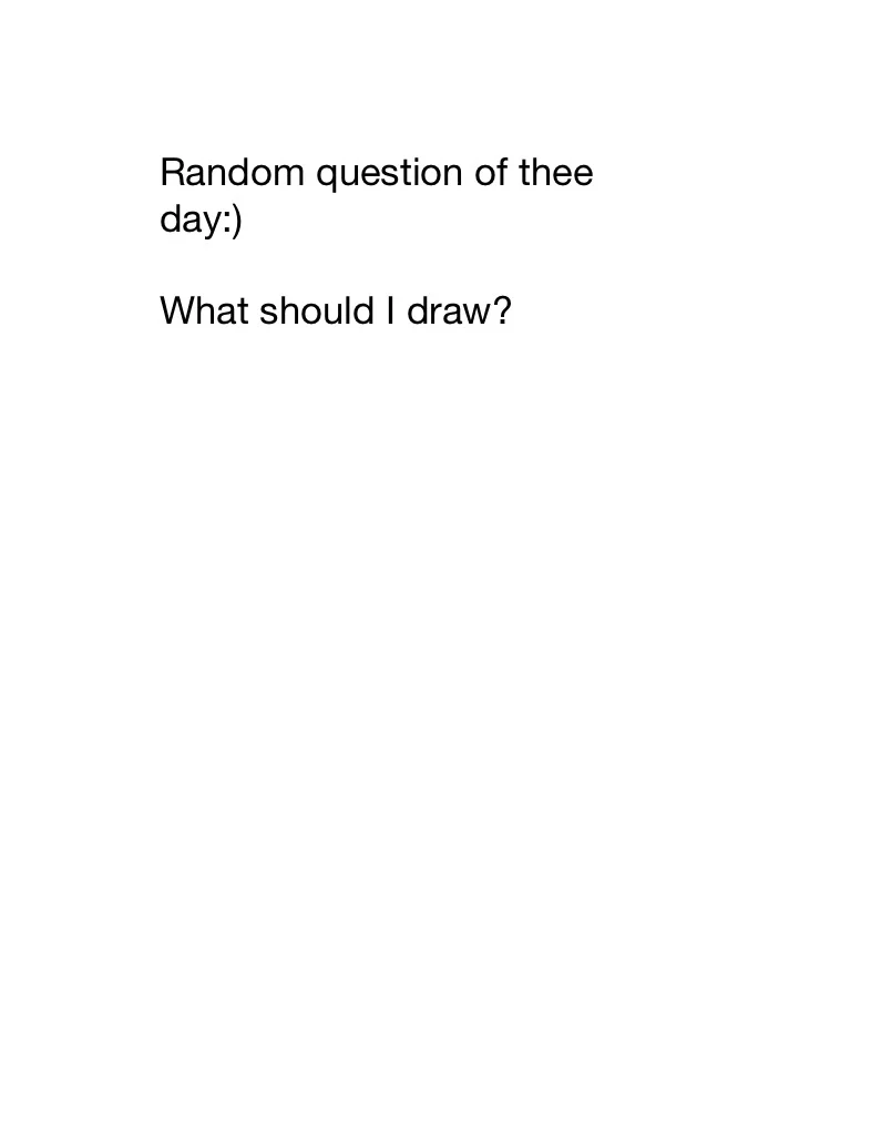 Random Question Of Thee Day:): - Notability Gallery
