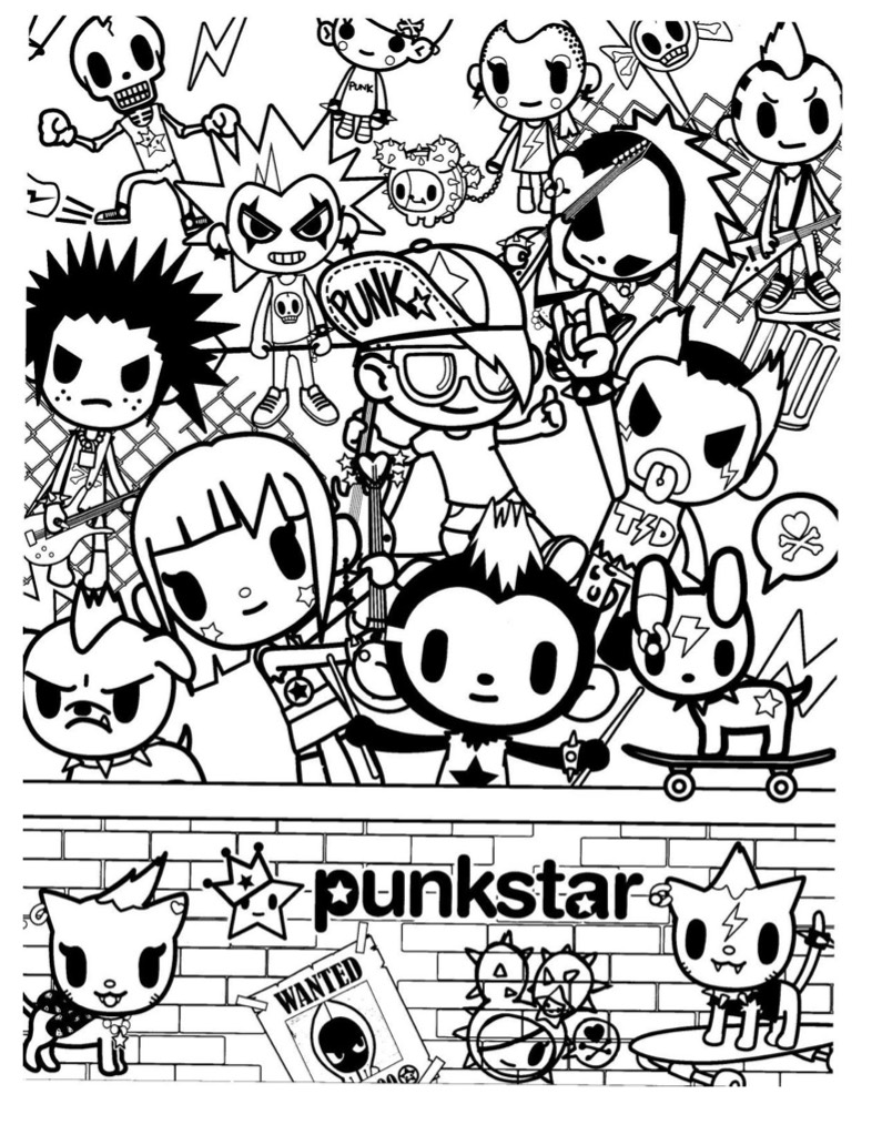Coloring Page Punkstar - Notability Gallery