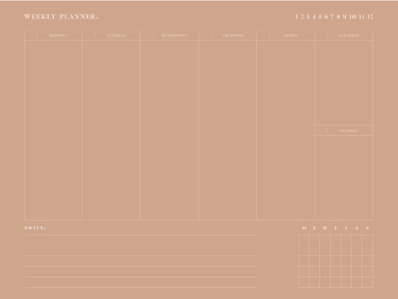 Weekly Planer - Notability Gallery