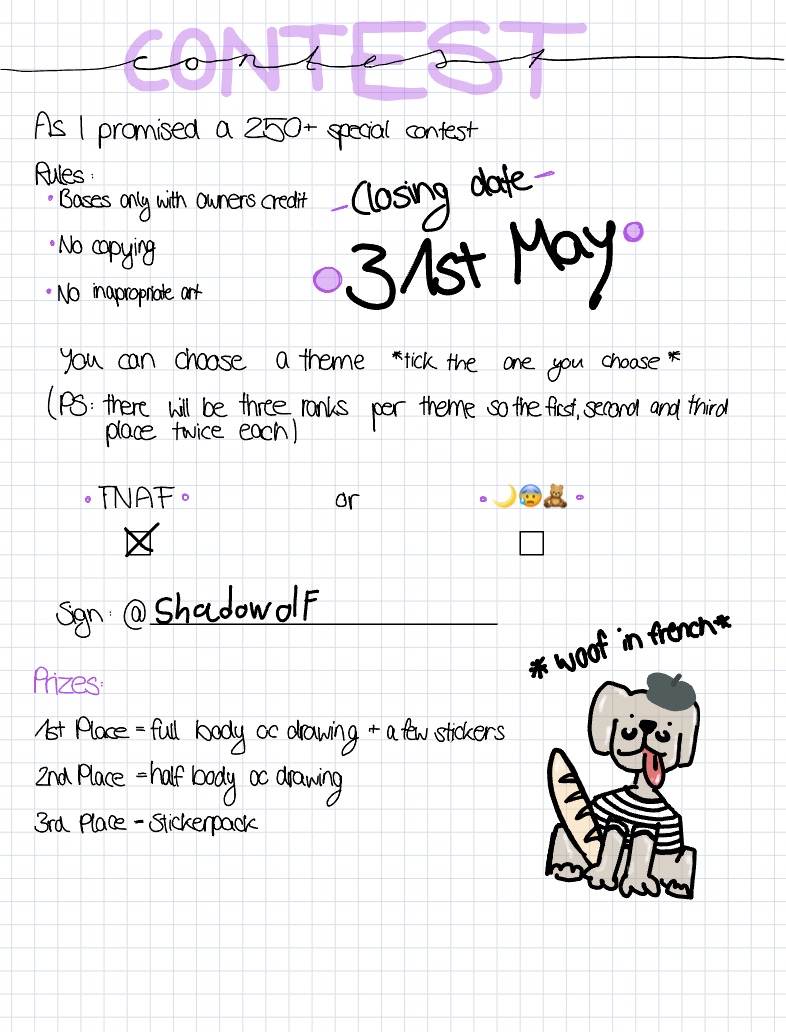 Contest - Notability Gallery