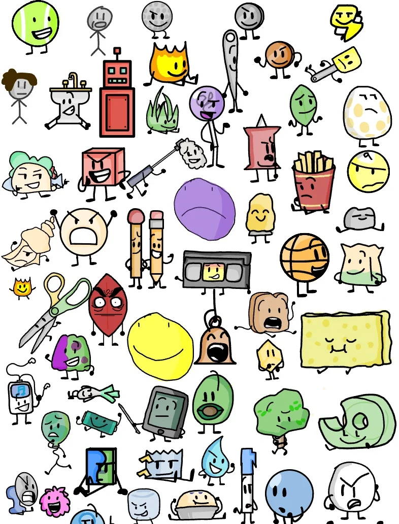 Entire BFB And TPOT Cast! +RCs - Notability Gallery