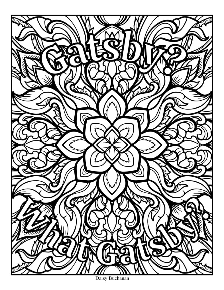 Gatsby Coloring Pages - Notability Gallery