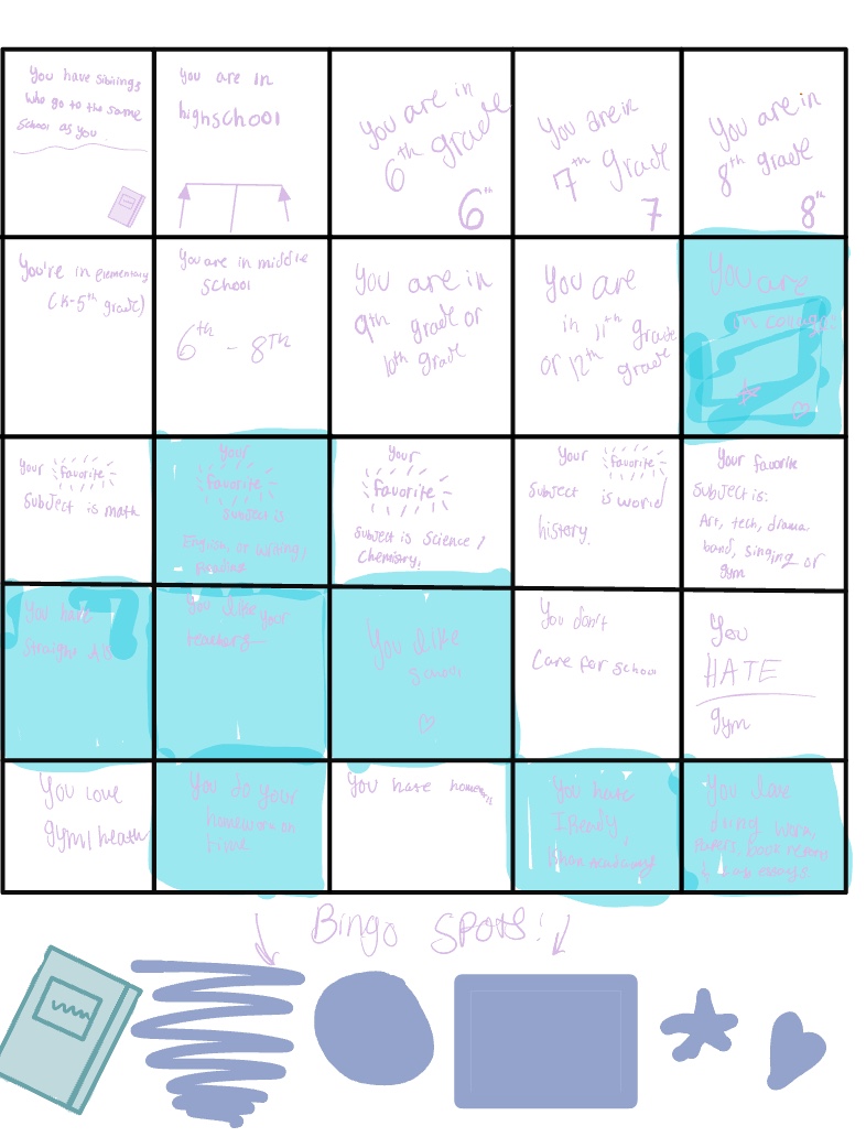 School Bingo - Notability Gallery