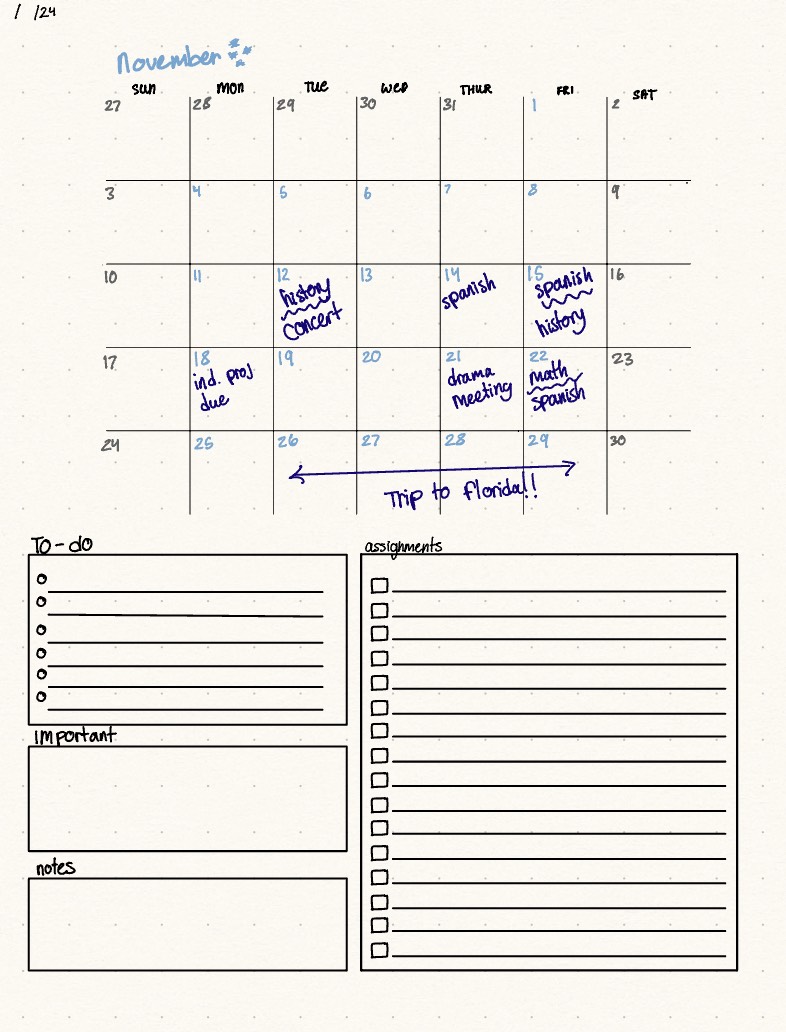 November Planner Og - Notability Gallery