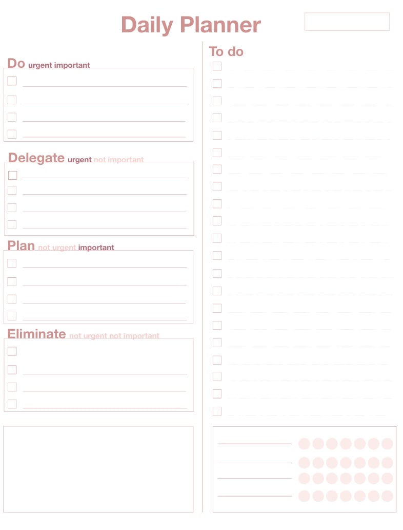Daily Planner With To Do List Template - Notability Gallery