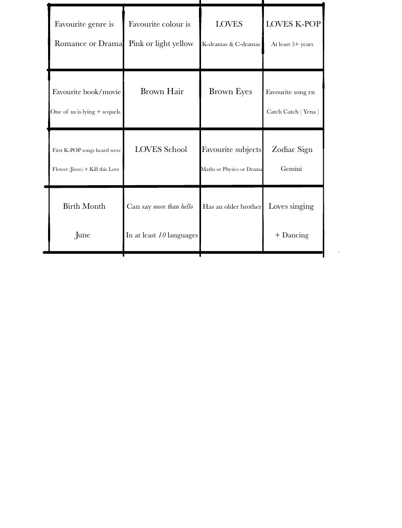 A Fun Bingo !!!!!!! - Notability Gallery