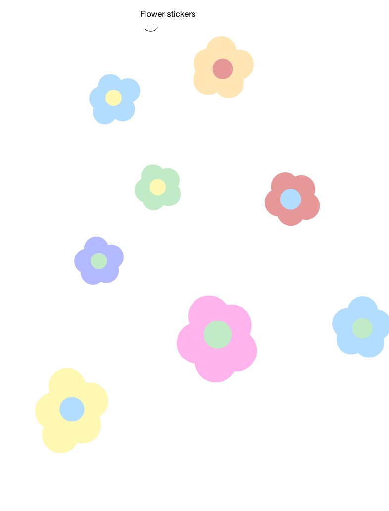 Pastel Flower Stickers - Notability Gallery