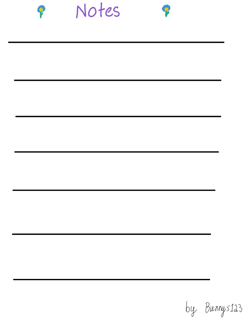 Cute Note Sheet - Notability Gallery