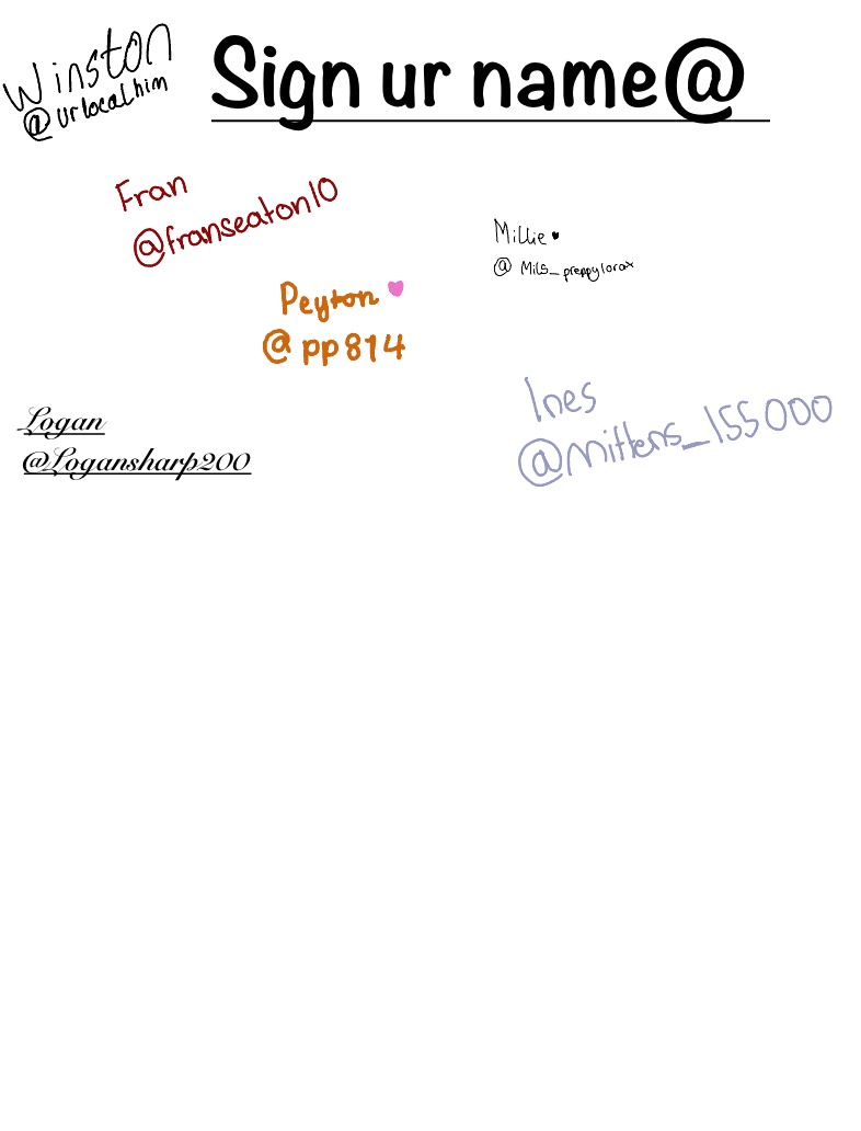 Please Sign Name Sign Your Name - Notability Gallery