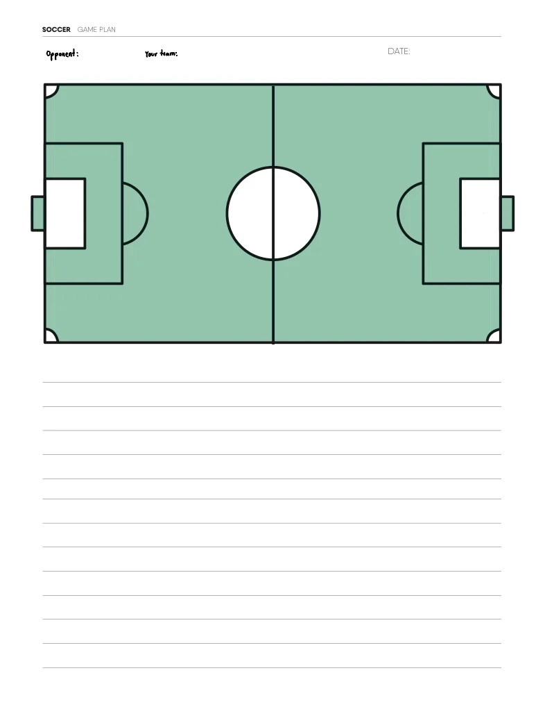 Soccer Game Plan - Notability Gallery