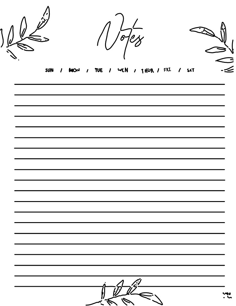 Note Tree Pdf Template Plant Note Template - Notability Gallery