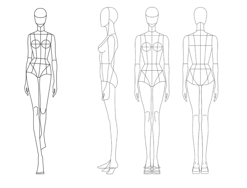 Fashion Design Body Templates - Notability Gallery