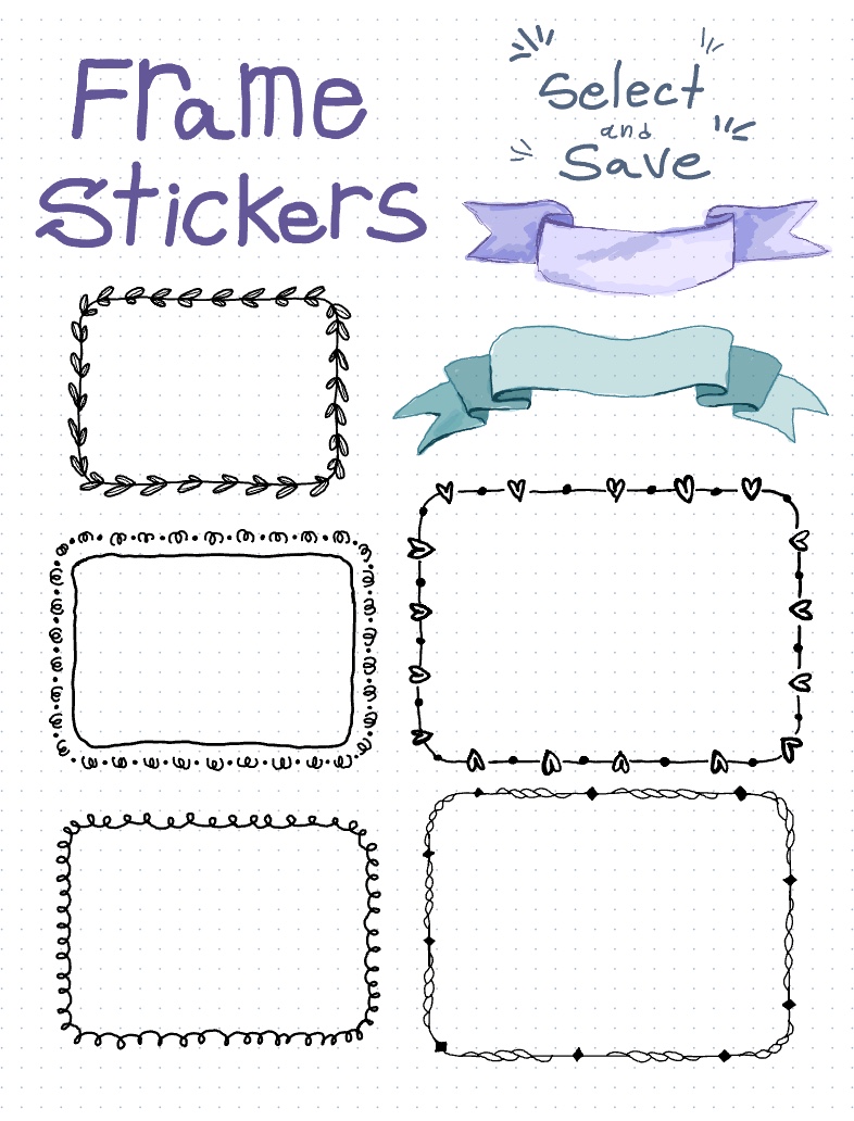 Frame Stickers - Notability Gallery