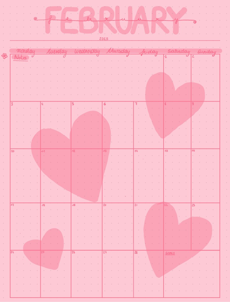 February Calendar 2025 - Notability Gallery